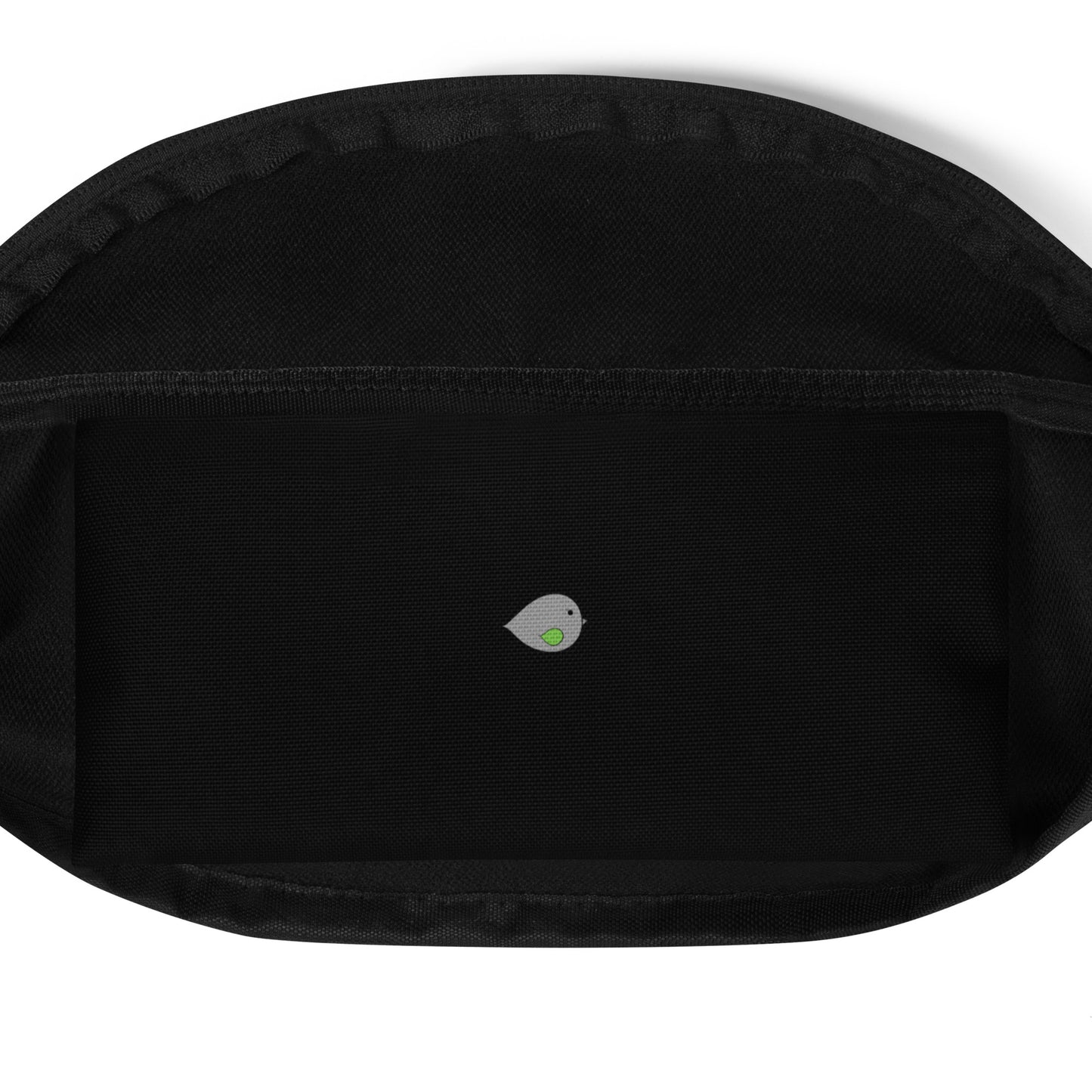 bright black sling bag