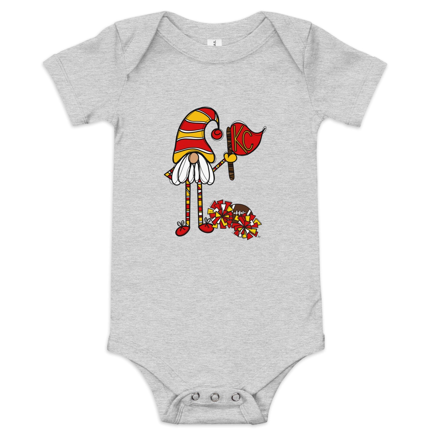 kc moe loves football onesie