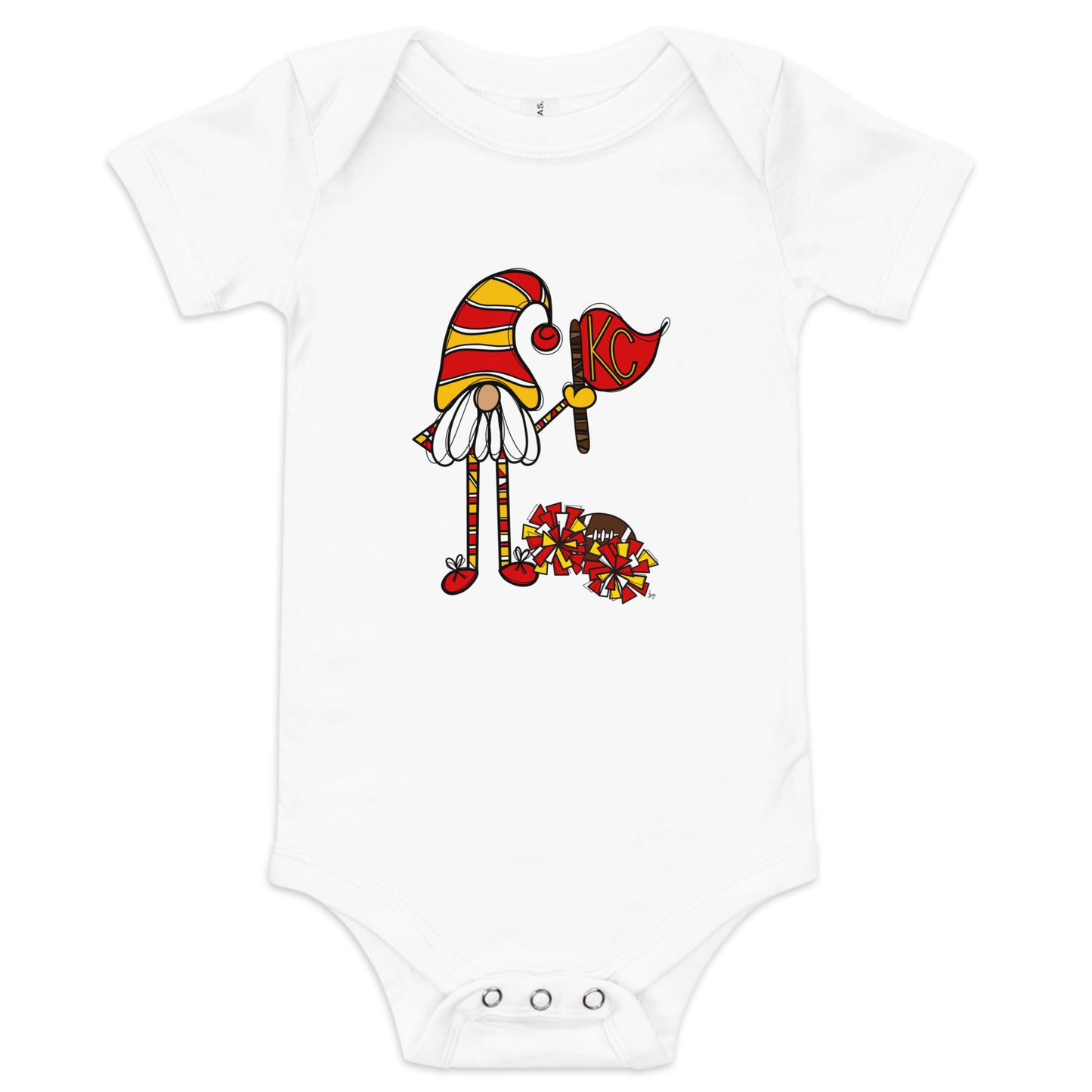 kc moe loves football onesie