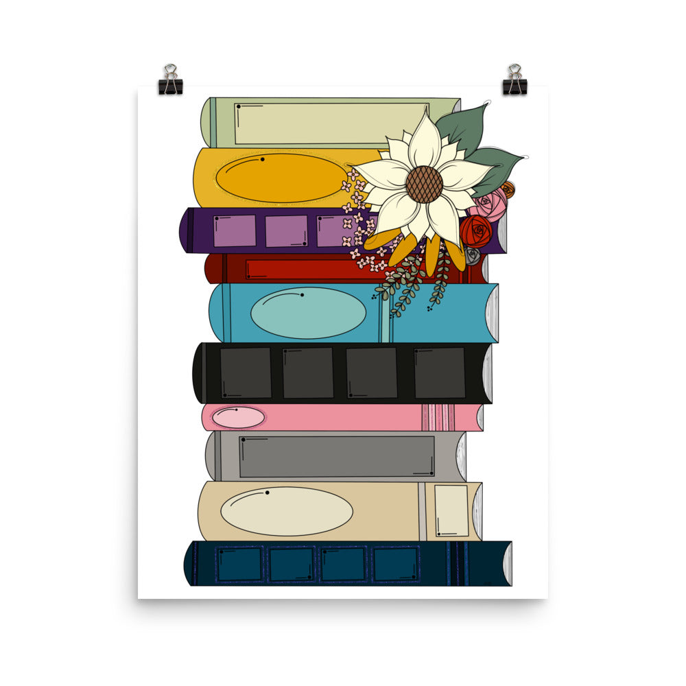 book stack era{s} poster