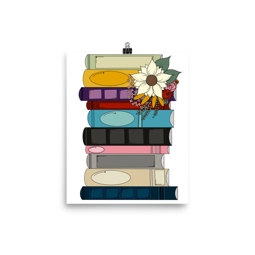 book stack era{s} poster