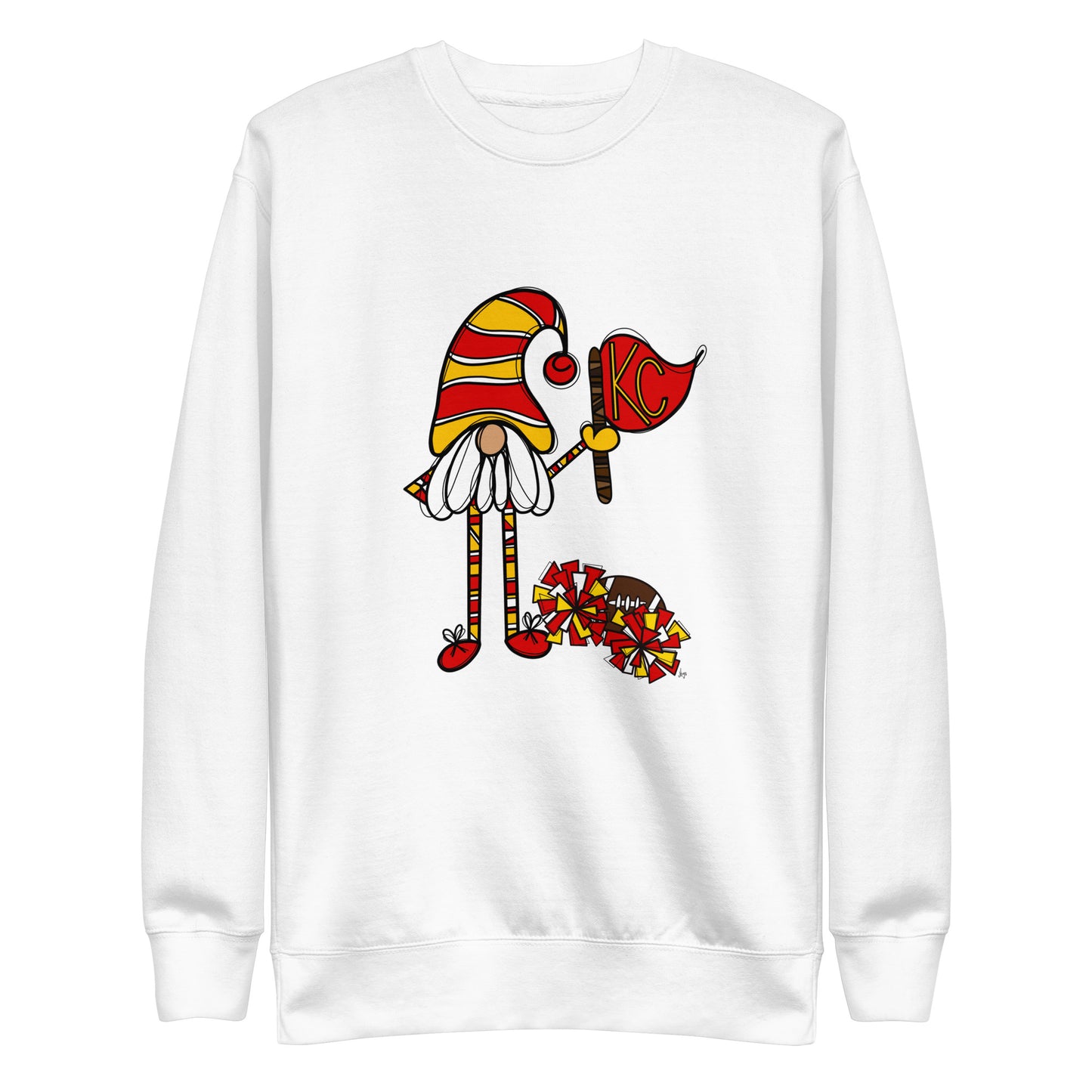 kc moe loves football sweatshirt
