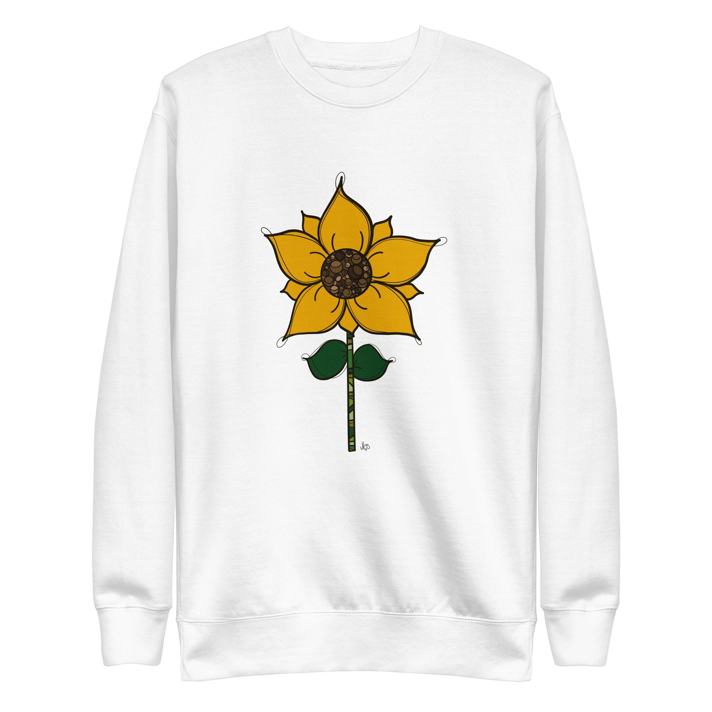 sunflower stem sweatshirt