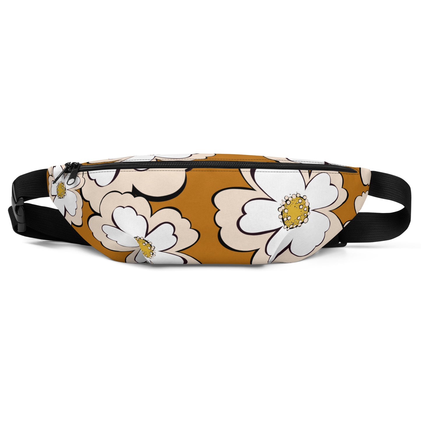 caramel floral sling bag