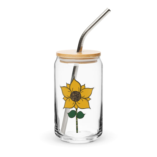 sunflower stem glass