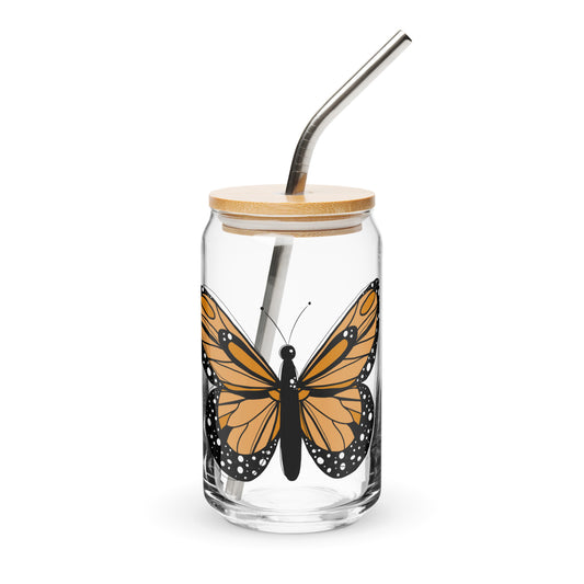 monarch butterfly glass